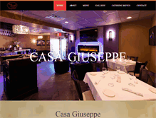 Tablet Screenshot of casagiuseppe.com